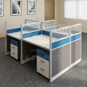 4-Seater Modern Workstation Desk