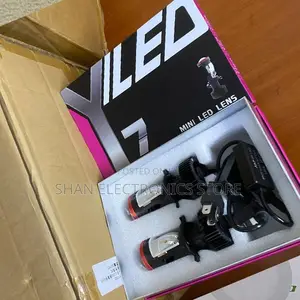 H4 Y7 Mini Projector LED Headlight Bulb High Low Beam