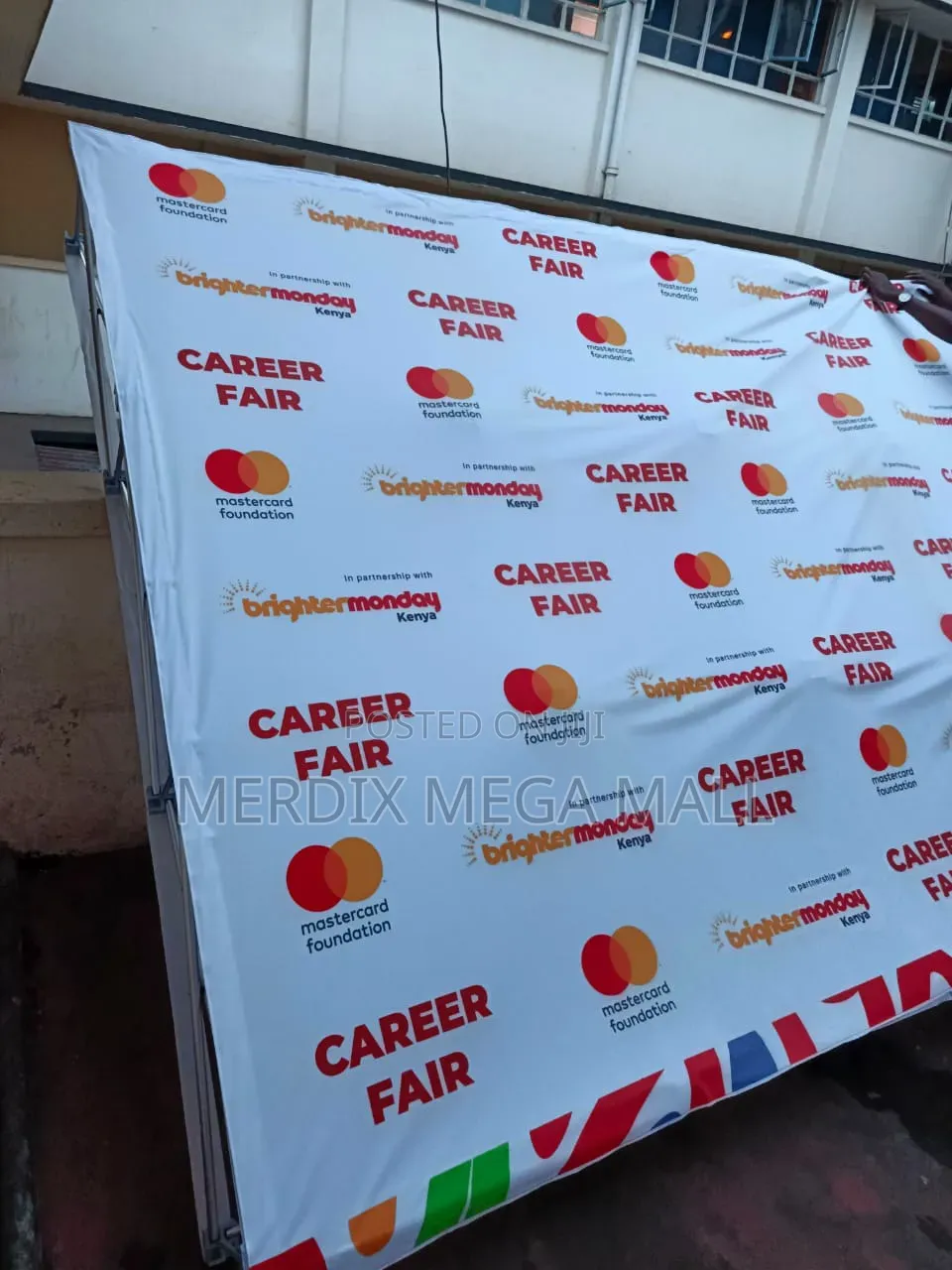 3m X 2.26m Media Banner, Banners, Media Banner