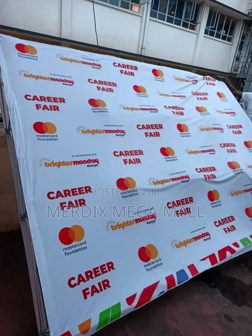 3m X 2.26m Media Banner, Banners, Media Banner