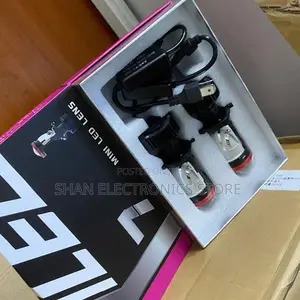 H4 Y7 LED Projector Bulb Modern White Headlight Upgrade