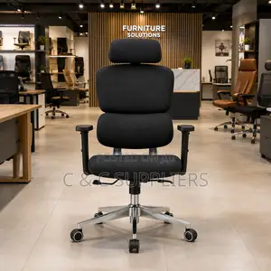 Fabric Executive Chair With Lumber Support.