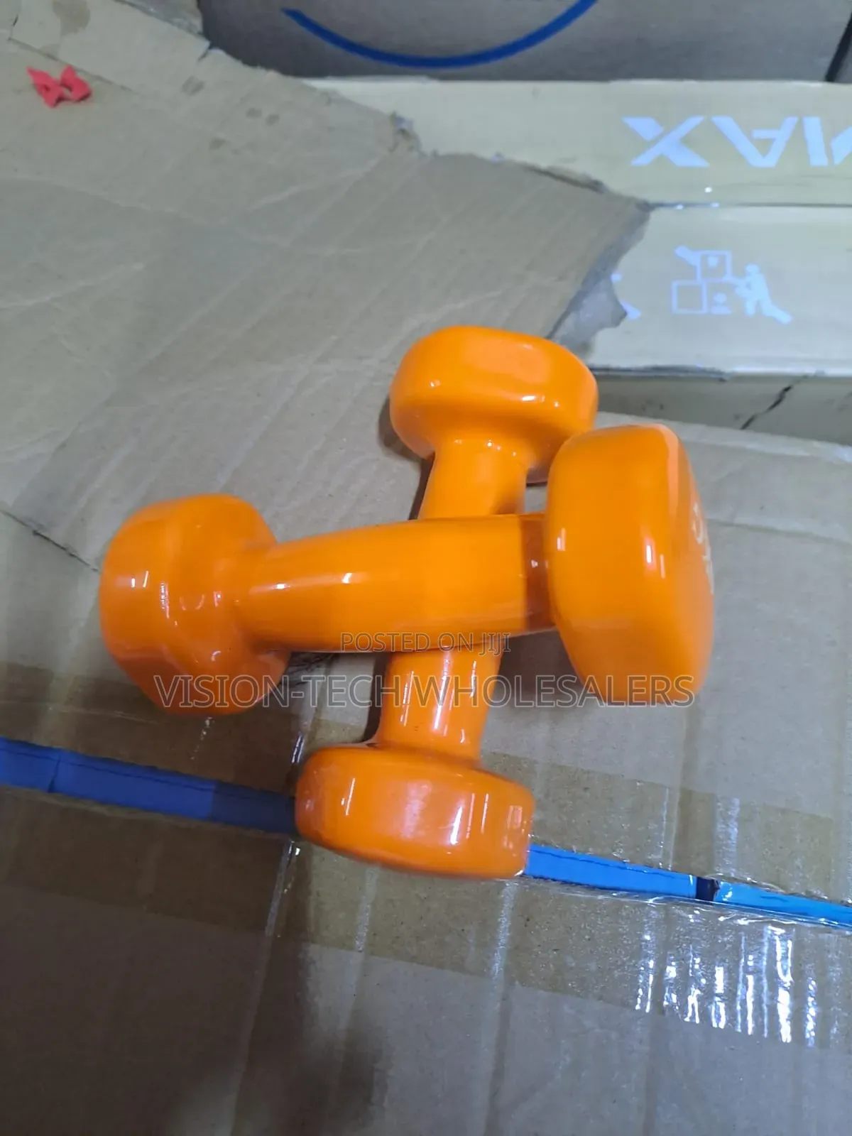 Pair of 1kg Neoprene Dumbbells – Anti-Slip Hand Weights