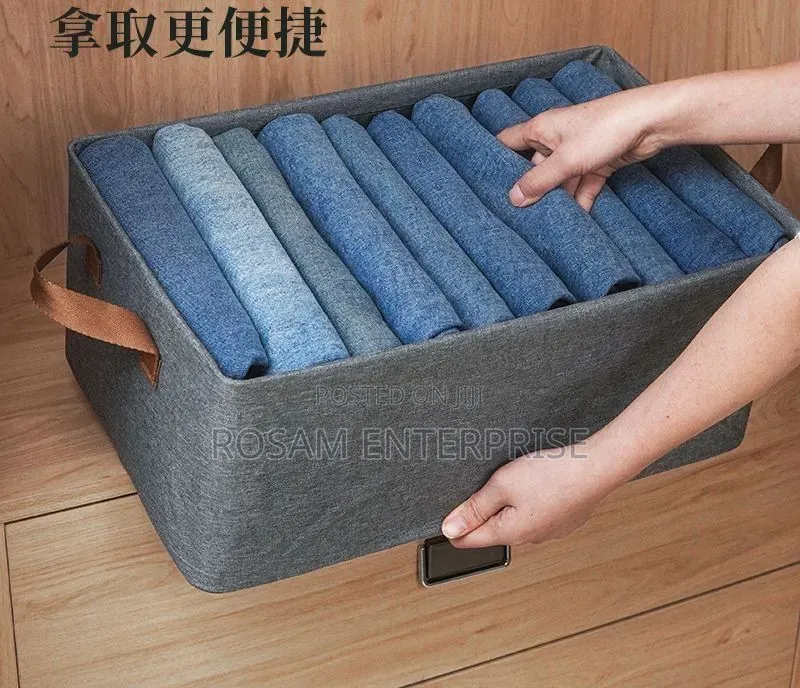 Foldable Multipurpose HARD FABRIC Clothes/Closet Organizer