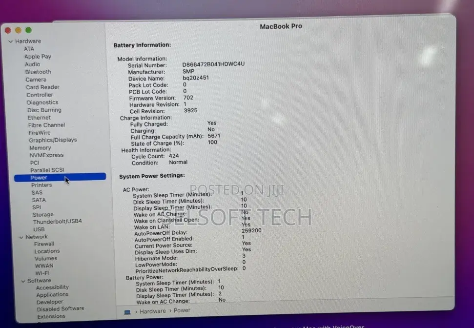 Laptop Apple MacBook Pro 2016 16GB Intel Core i7 SSD 512GB