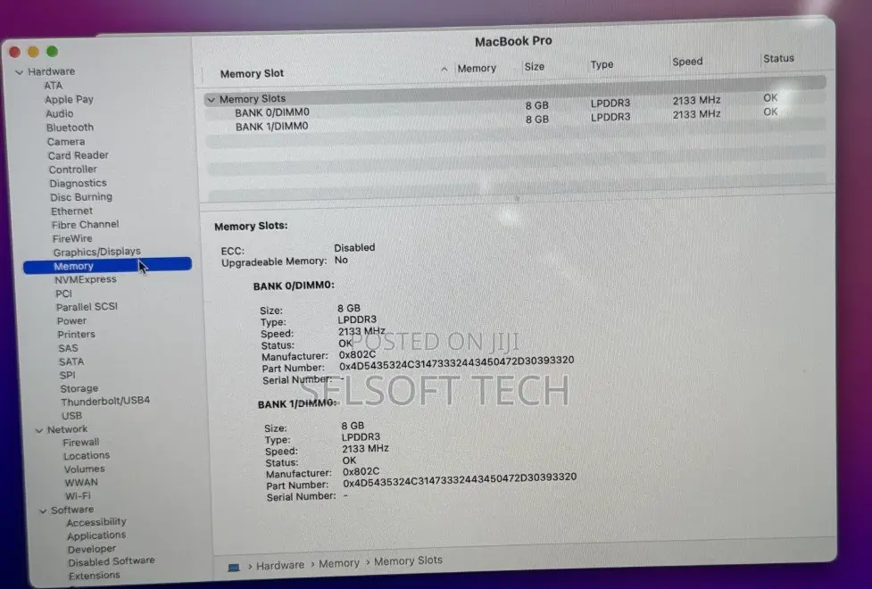 Laptop Apple MacBook Pro 2016 16GB Intel Core i7 SSD 512GB