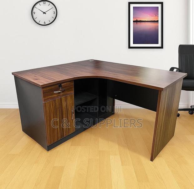 Imported L-Shaped Computer Desk-1400mm - thumbnail 3