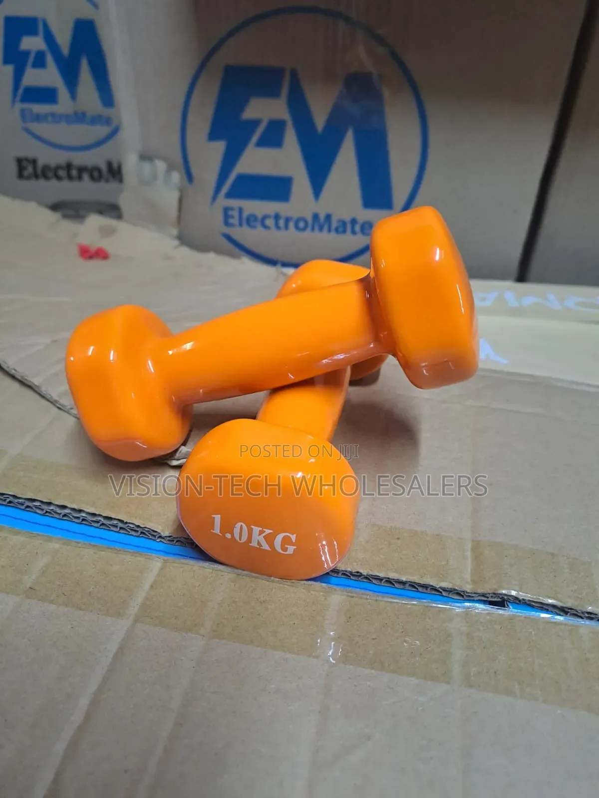Pair of 1kg Neoprene Dumbbells