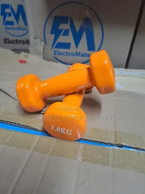 Pair of 1kg Neoprene Dumbbells