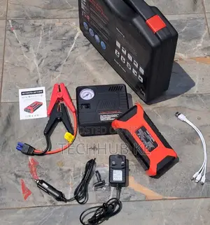 Car Jump Starter Power Bank 12V With Air Pump