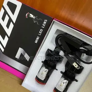 H4 Y7 Super Bright LED Mini Projector Headlight Bulbs