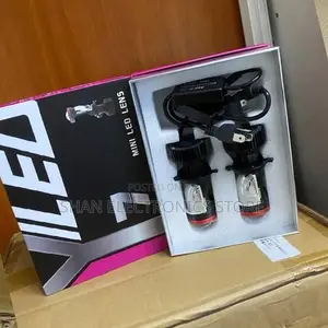 H4 Y7 Super Bright LED Mini Projector Headlight Bulbs