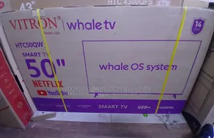 Vitron 50inches HTC50W Smart Whale OS System Frameless FullHD TV.