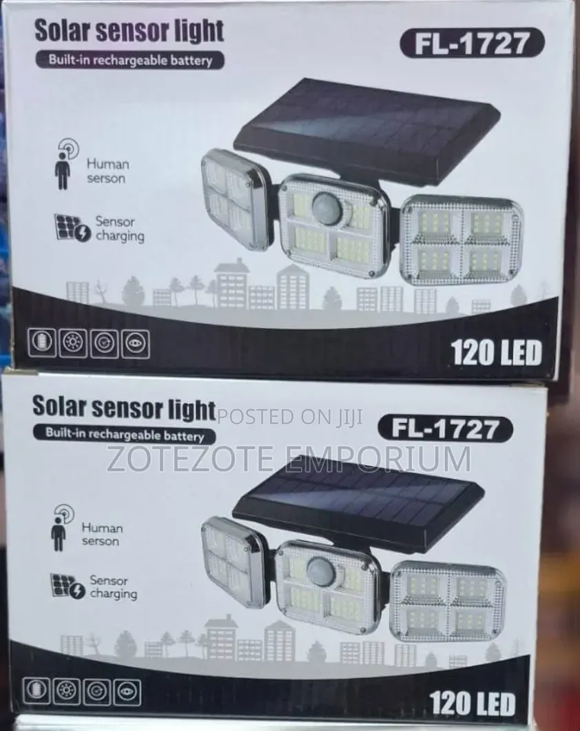 3 Head Solar Sensor Light