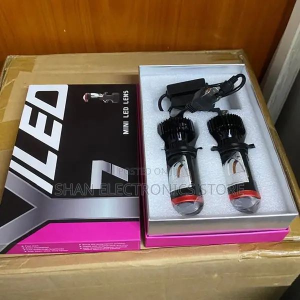 H4 Y7 Mini Bi-Led Projector Headlight Conversion Bulbs