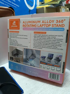 Jeqang Aluminium Alloy Rotating Laptop Stand