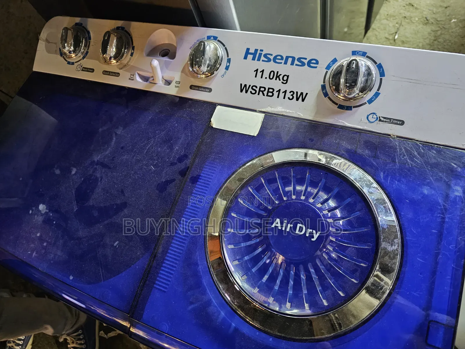 Hisense 11kg Twin Tub Washing Machine