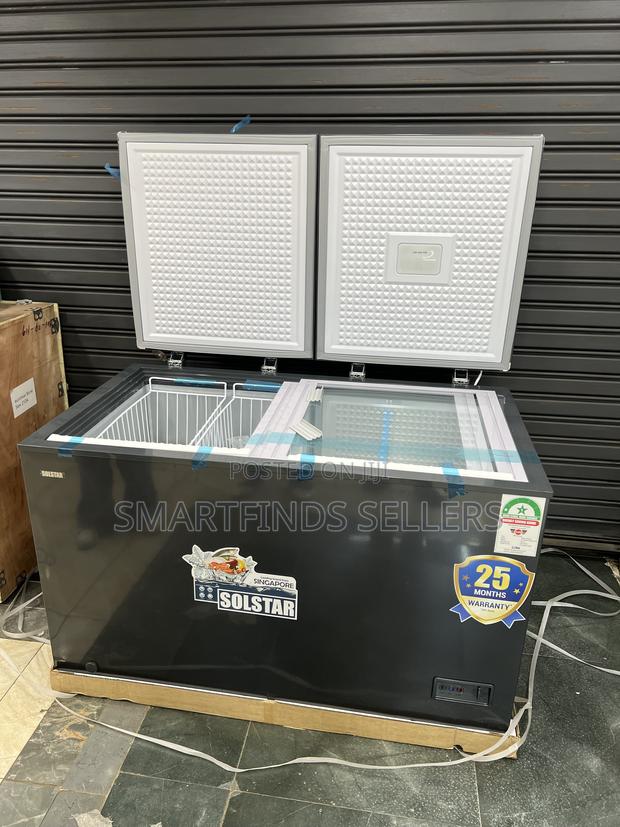 Solstar 342L Double Door Fridge – Large Capacity & Efficient Cooling - main view
