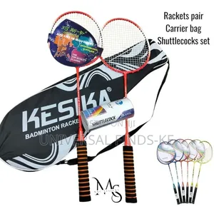 Badminton Rackets Set for Training, Practice, Indoor and Outdoor