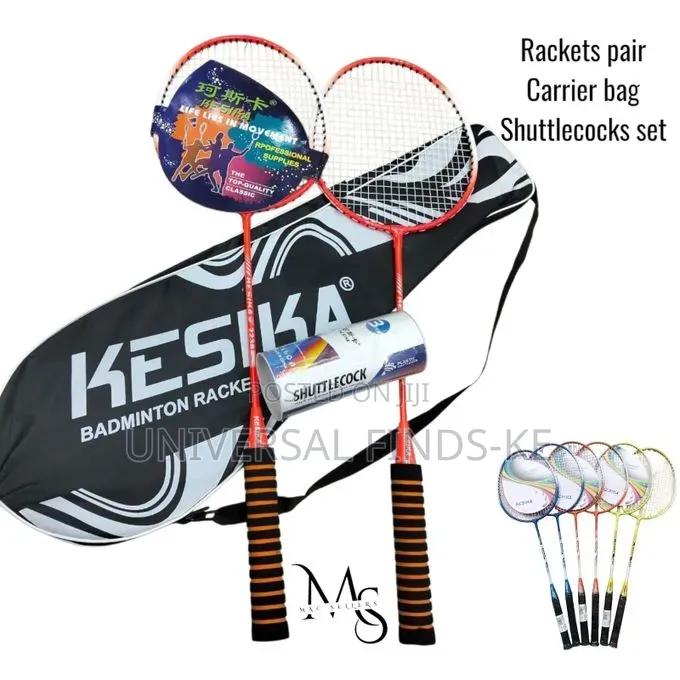 Badminton Rackets Set for Training, Practice, Indoor and Outdoor