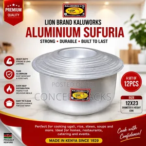 12 Pieces – Lion Brand Kaluworks Sufuria (Deluxe) Size. 12X23
