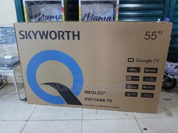 Skyworth 55 Inch QLED Smart Google TV – 55Q6500G Ultra HD 4K - - thumbnail 2