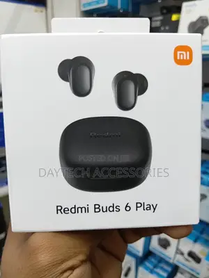 Redmi Buds 6 Play Wireless Earbuds, 36 Hours Battery Life-Black
