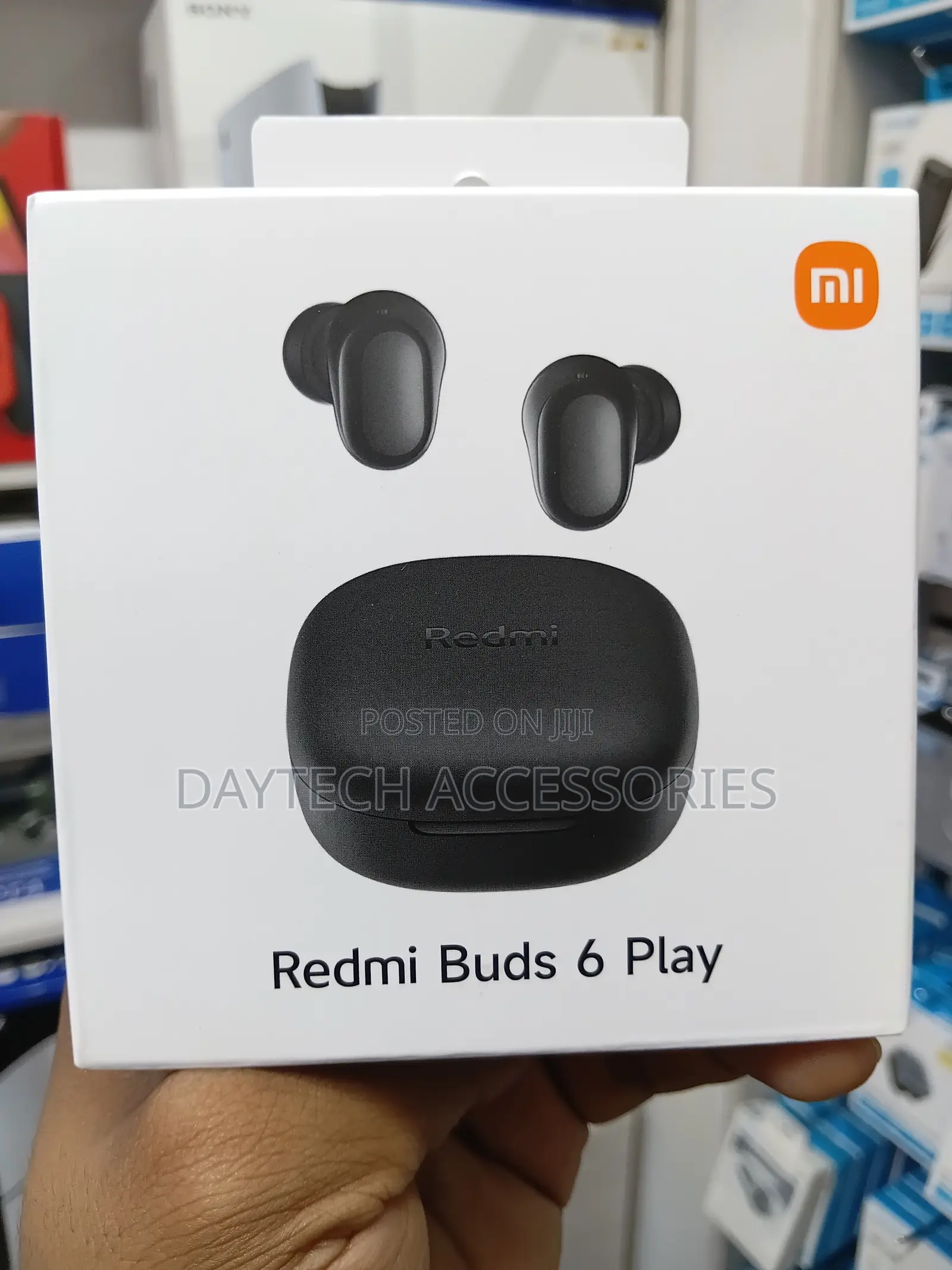 Redmi Buds 6 Play Wireless Earbuds, 36 Hours Battery Life-Black