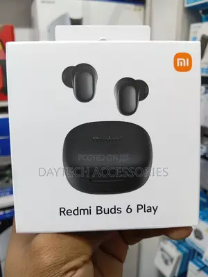 Redmi Buds 6 Play Wireless Earbuds, 36 Hours Battery Life-Black