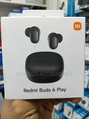 Redmi Buds 6 Play Wireless Earbuds, 36 Hours Battery Life-Black