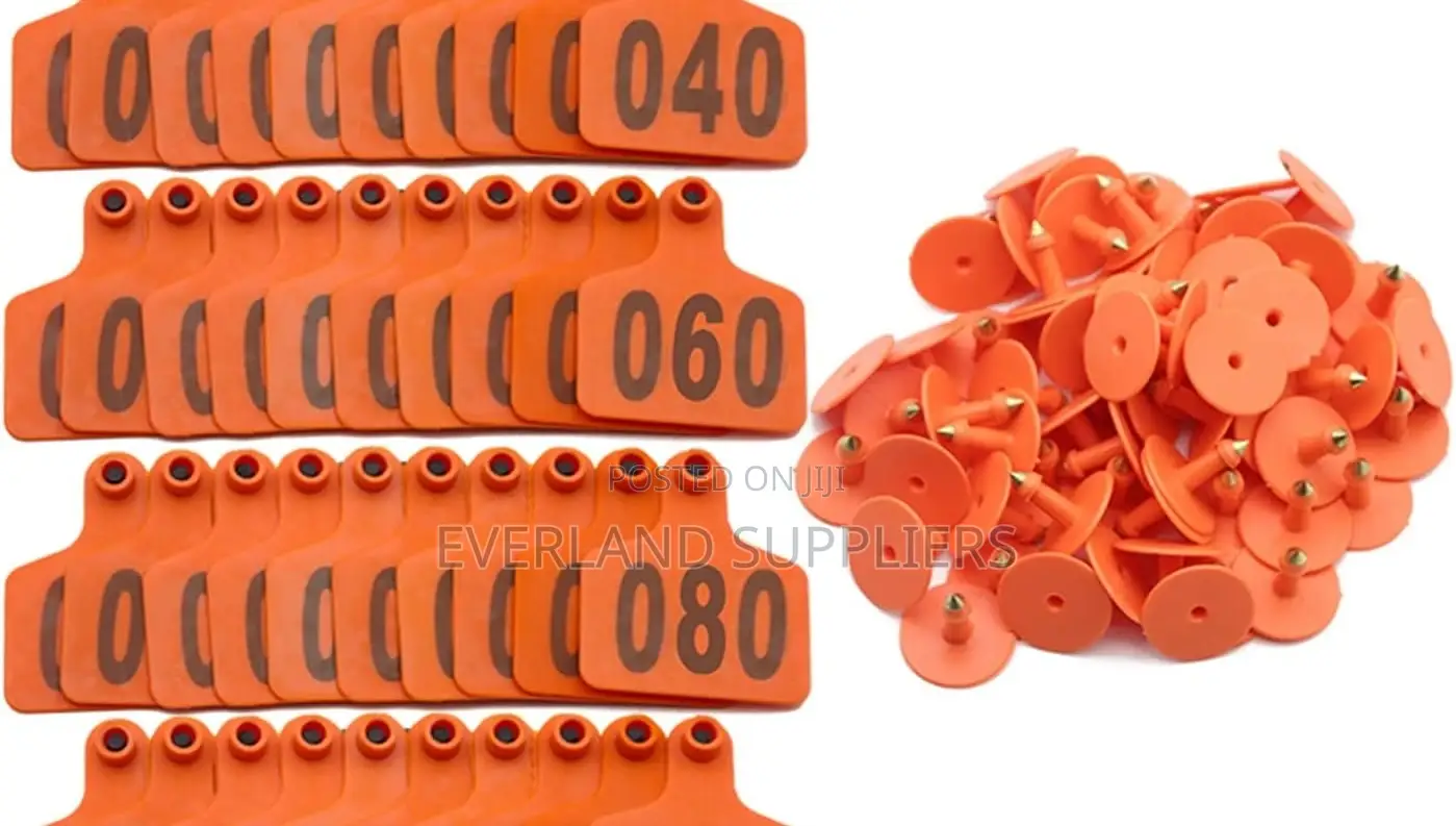 Reliable Herd Identification Numbered Medium Tags for Cows