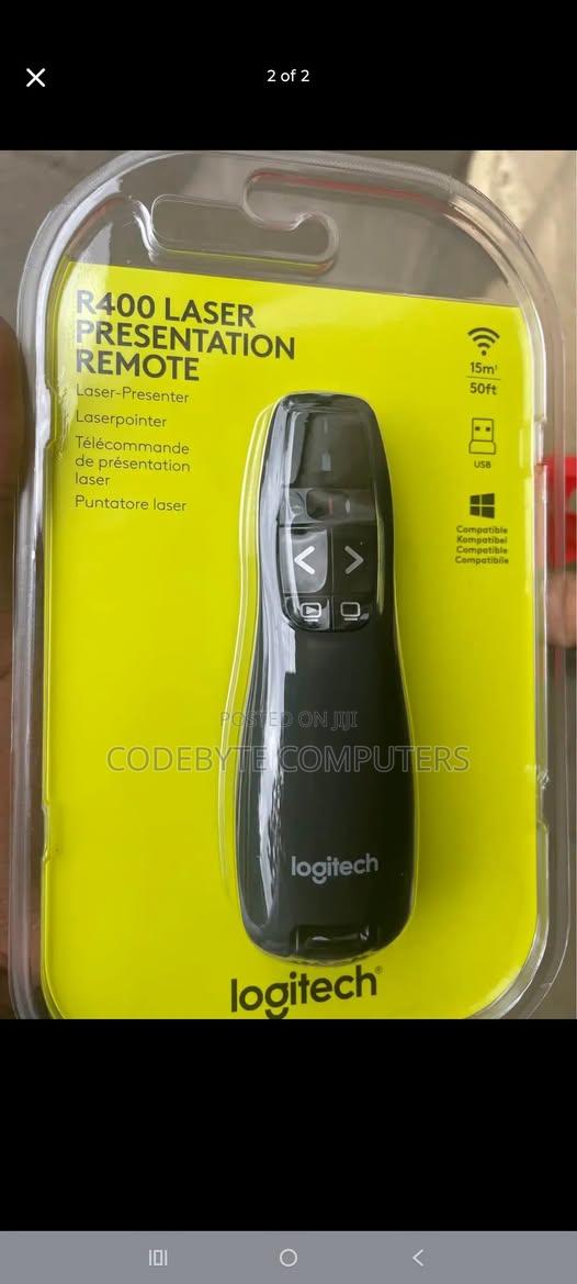 Logitech R400 Laser Presentation Remote Basic Slide - main view