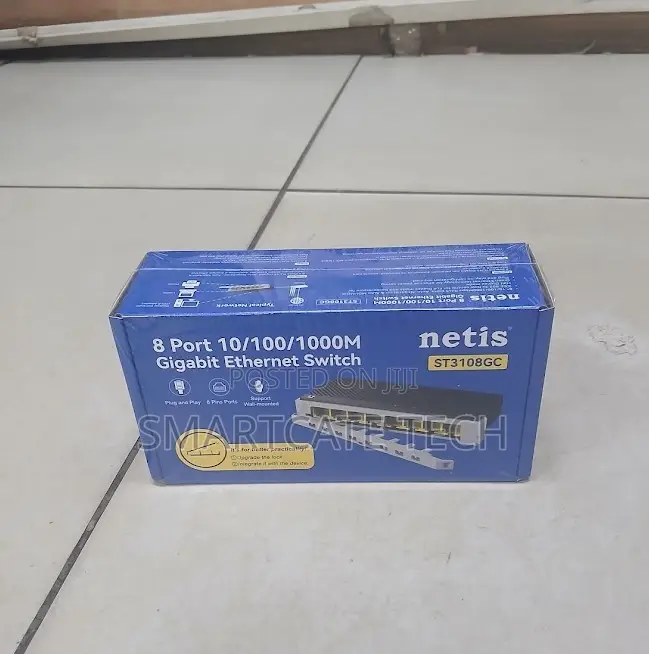 Netis ST3108GC 8-Port Ethernet Switch for Stable Network Performance