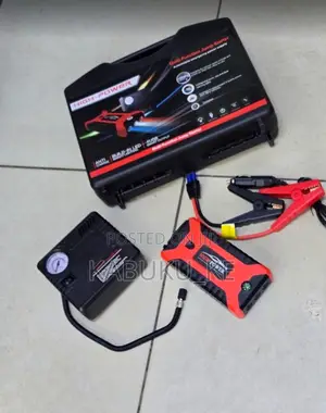 Car Jump Starter 12V Power Bank 99800Mah With Tyre Inflator