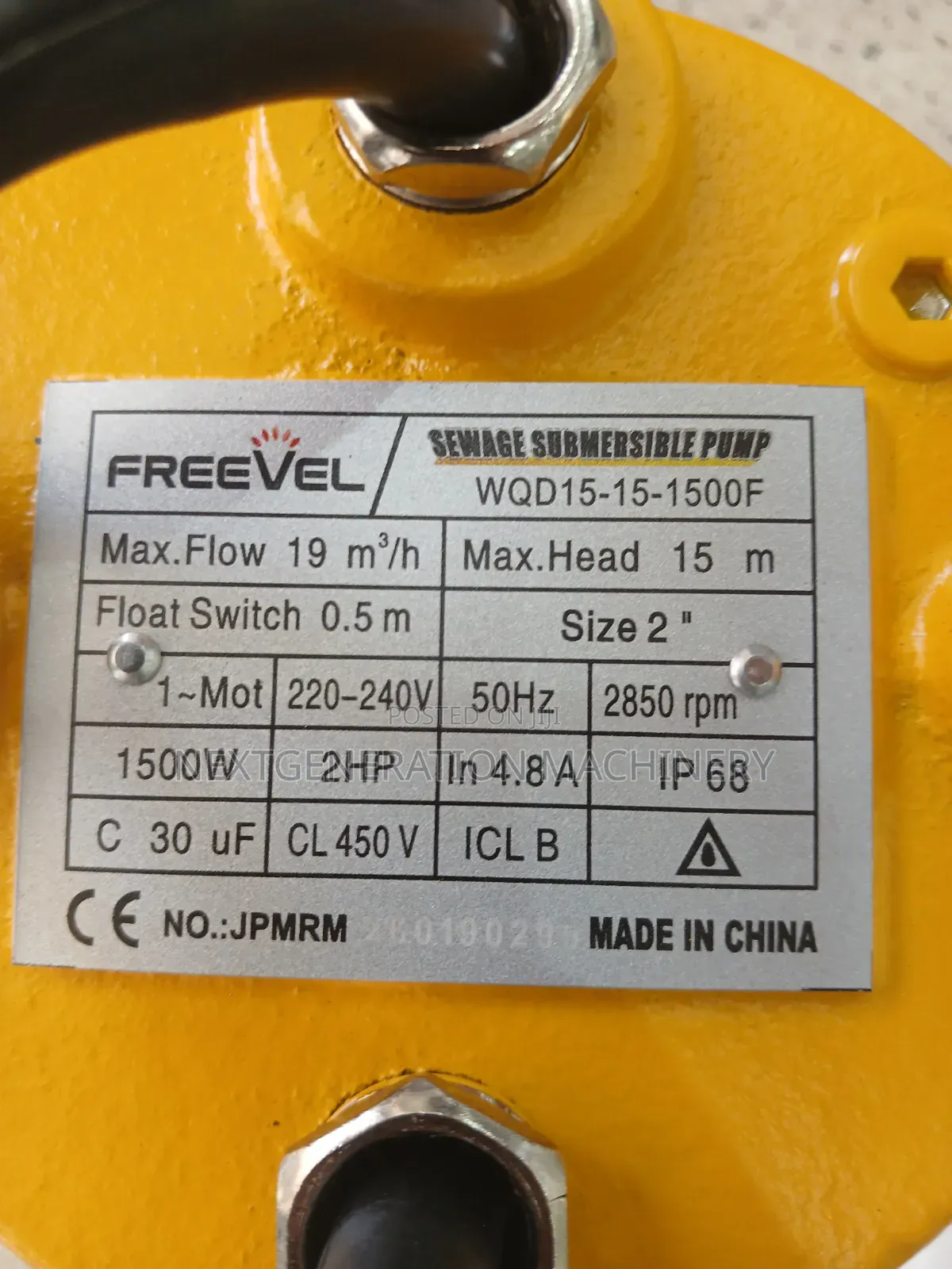 2" Maxmech Sewage Pump