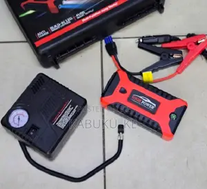 12V 99800mAh Lithium Car Jump Starter Power Bank Emergency Kit