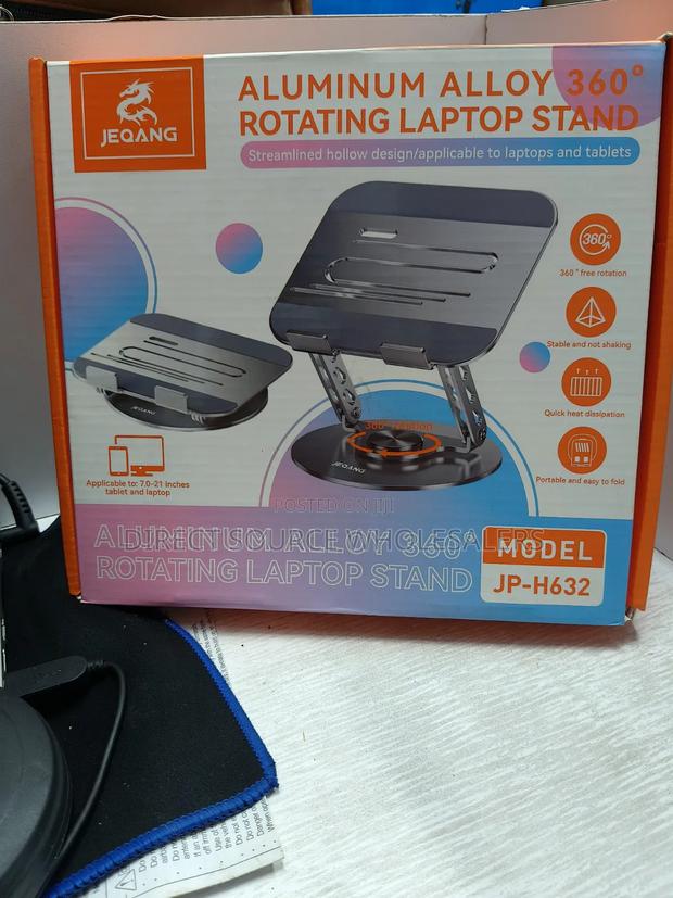 Portable Rotating Laptop Stand – Jeqang - main view