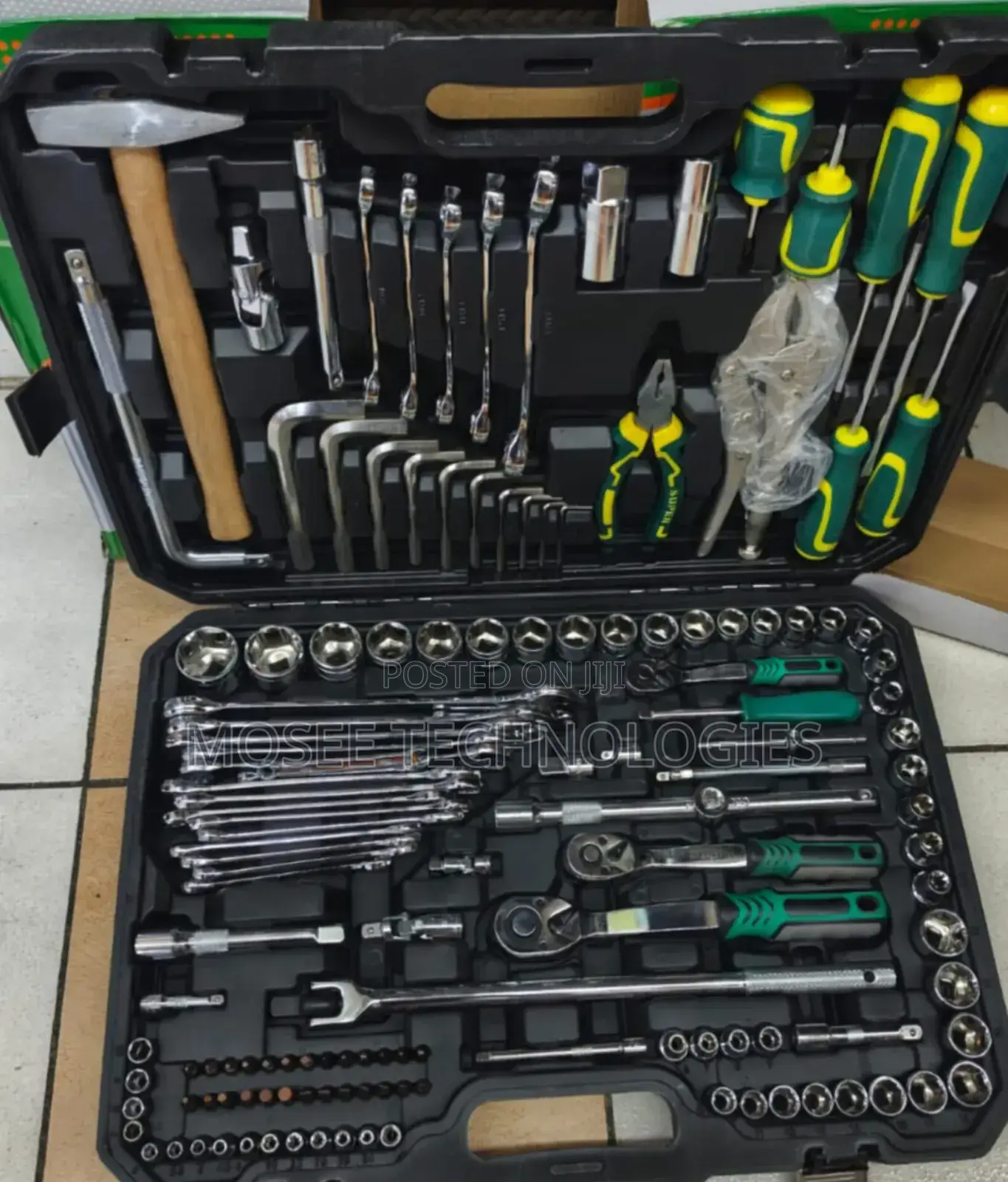 142-Piece Chrome Vanadium Mechanics Tool Kit