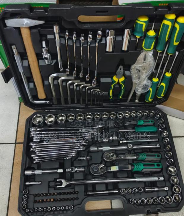 142-Piece Chrome Vanadium Mechanics Tool Kit
