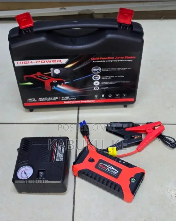 Car Battery Booster Multifunction Car Jump Starter With Air Pump