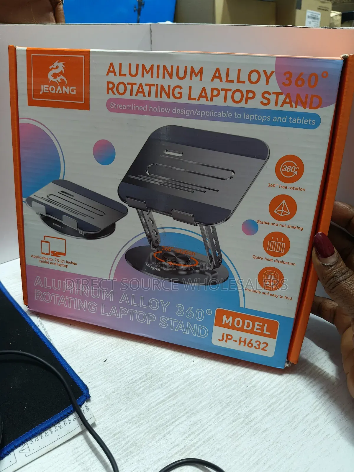Universal Adjustable Laptop Stand – Aluminium Alloy