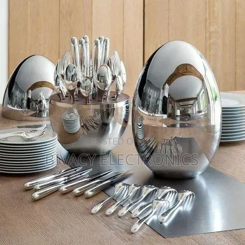 Cutlery Set Eggshell 36pc Executive Set 9 Dinner Knives, 9 Dinner Fom