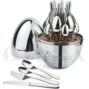 Cutlery Set Eggshell 36pc Executive Set 9 Dinner Knives, 9 Dinner Fom