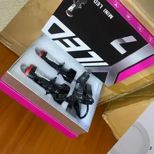Y7 H4 LED Mini Lens Projector Car Headlight Bulbs