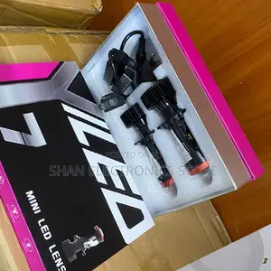 Y7 H4 LED Mini Lens Projector Car Headlight Bulbs