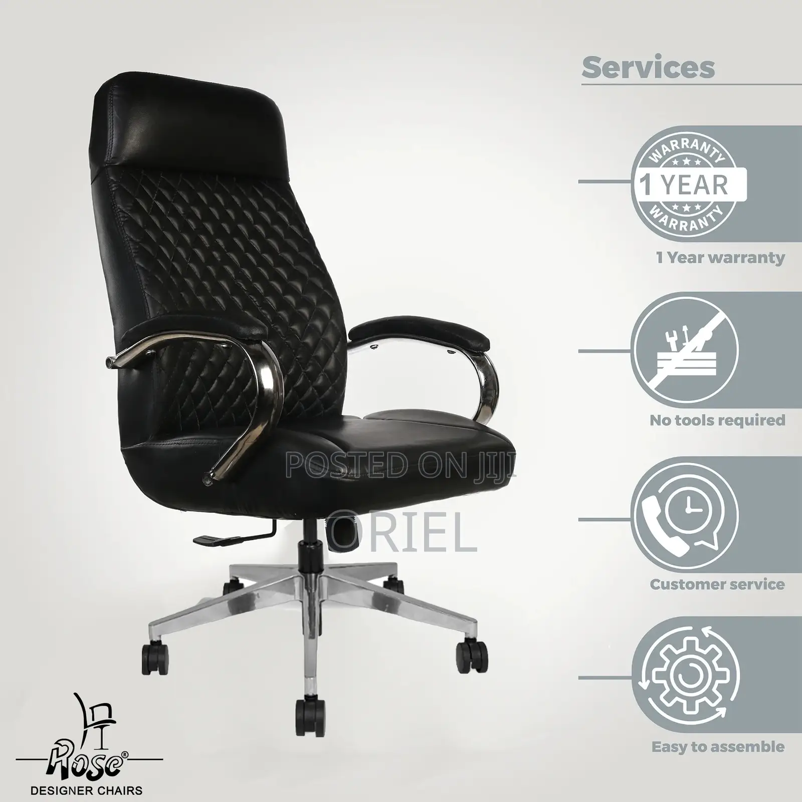 Office Chair : Adjustable Executive Chair