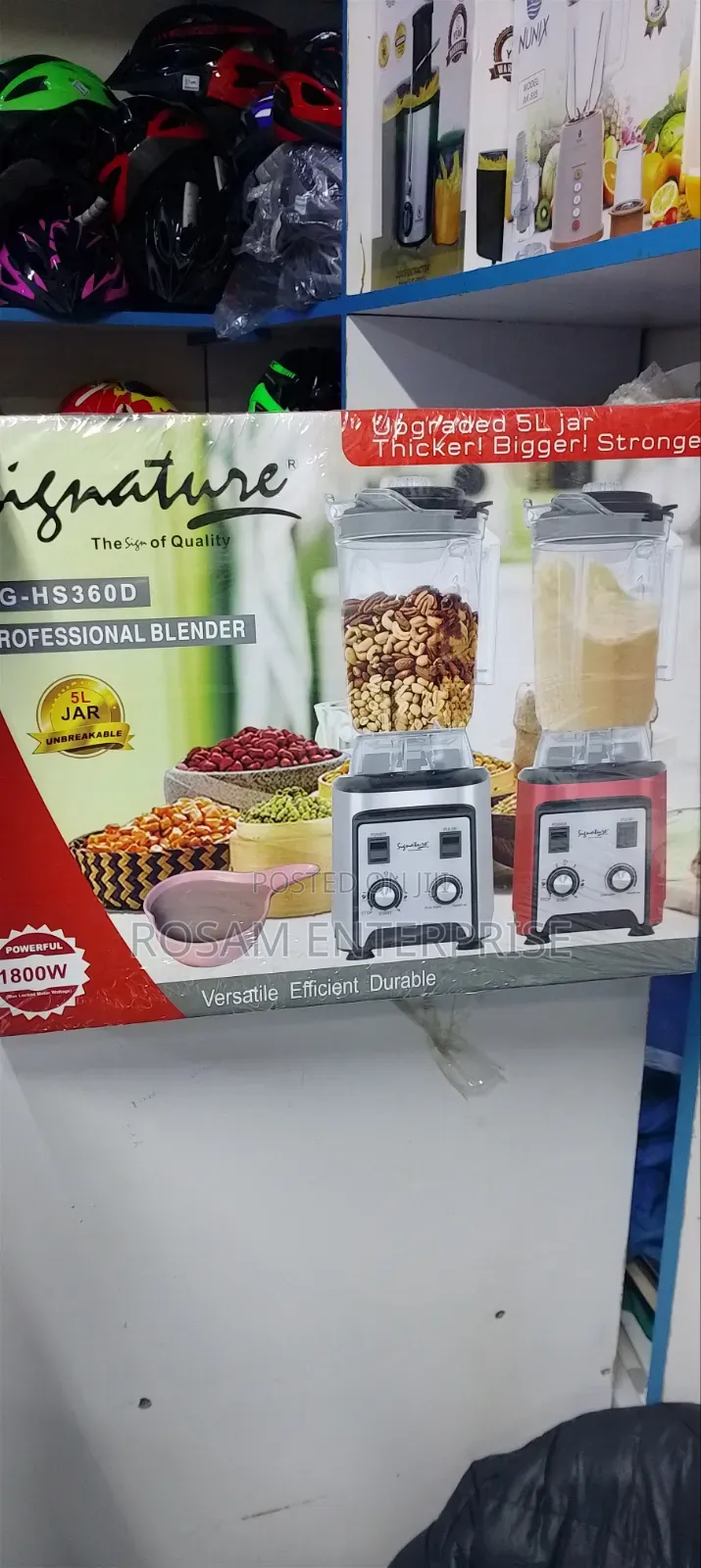Signature Commercial Blender 5Litres  1800W