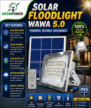 Solar Floodlight Wawa 5.0