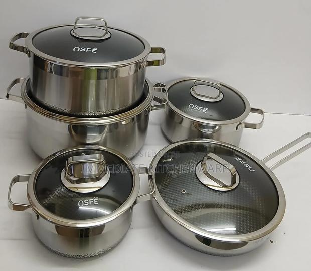 High Quality Tripply Stainless Steel Cookware Set