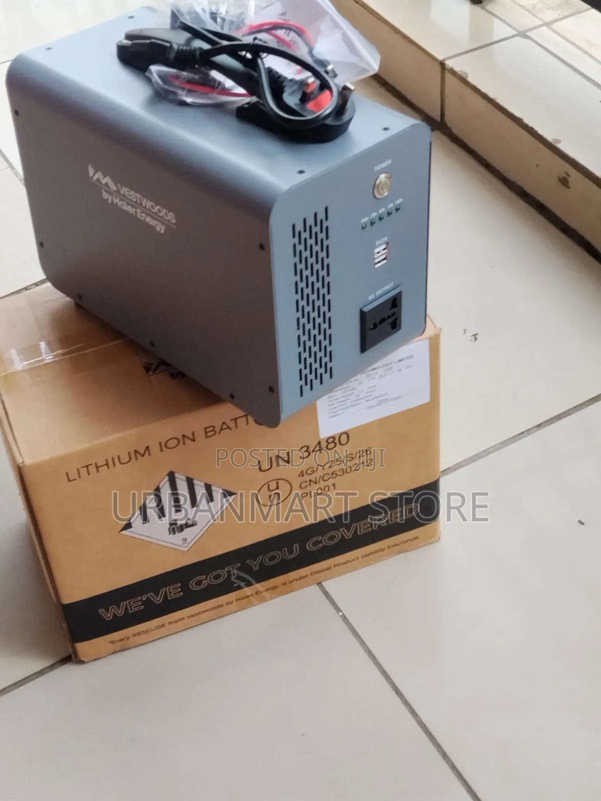 Brand New Vestwood 1KW Power Station 1KVA 500W Pure Sine Wave